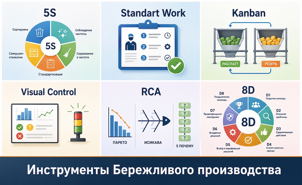 Инструменты Бережливого производства — обучающий тренинг